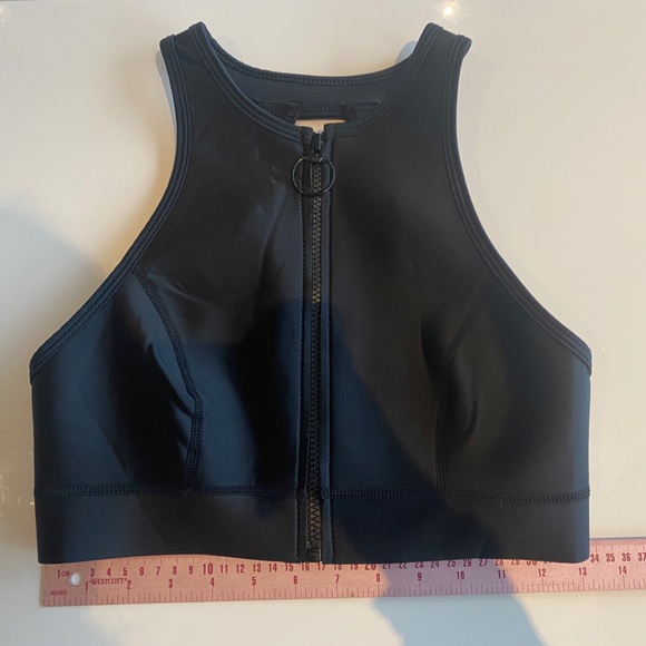 Duskii Martini Neoprene Bikini Top Black Size Medium Designed in Australia - Picture 7 of 8